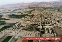 عکس هوایی بجنورد ۱۳۵۴؛ روایتی از چهره شهر در آستانه تحول
