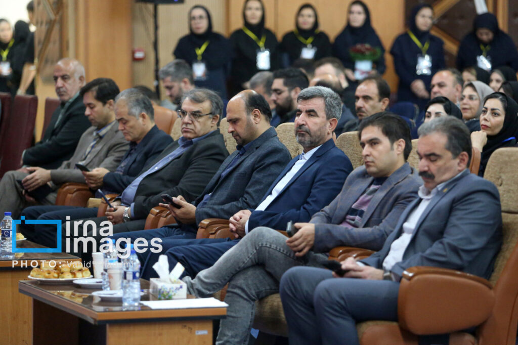 نمایی از سالن فرهیختگان در روز برگزاری مراسم